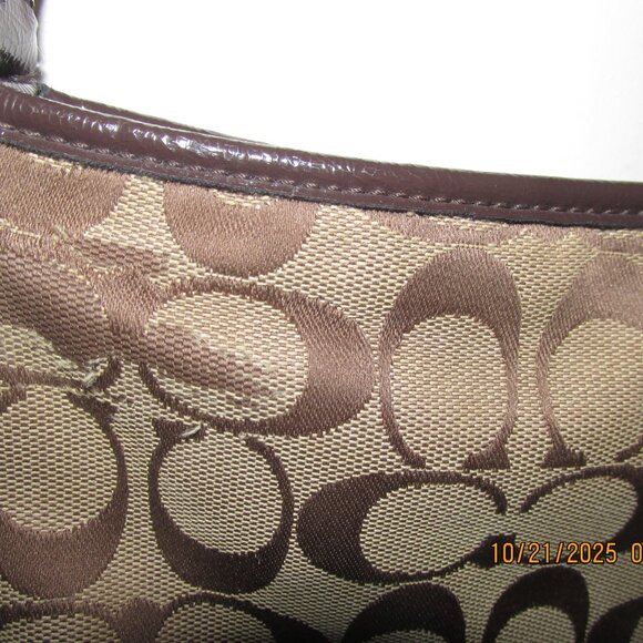 Coach F29210 Signature File Crossbody Brown Purse or Bag - Picture 13 of 15